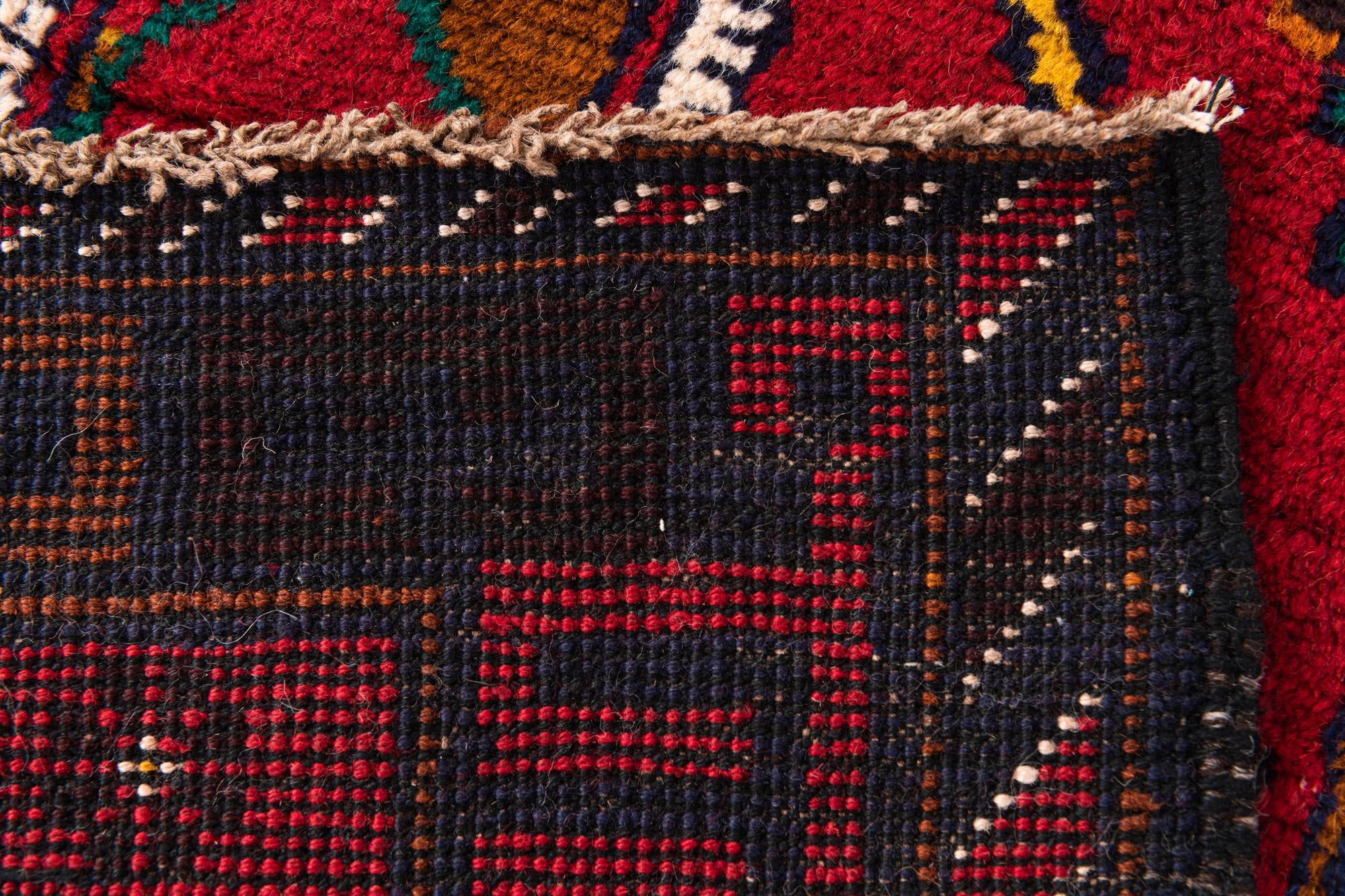 2' 9 x 4' 10 Hand Knotted Balouch Persian Wool Rug