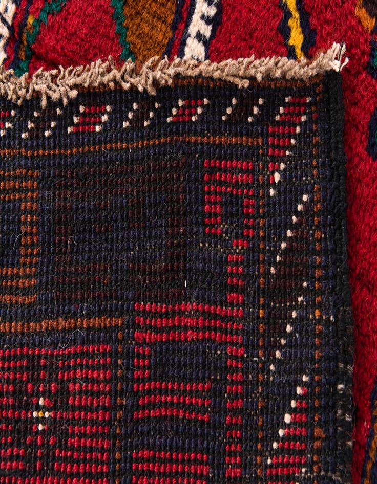 Detail image of 2' 9 x 4' 10  Hand Knotted Balouch Persian Wool Rug