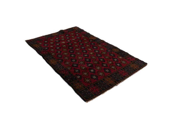 2' 10 x 4' 6 Hand Knotted Balouch Persian Wool Rug