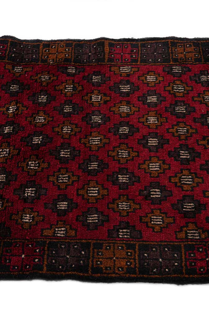 2' 10 x 4' 6 Hand Knotted Balouch Persian Wool Rug
