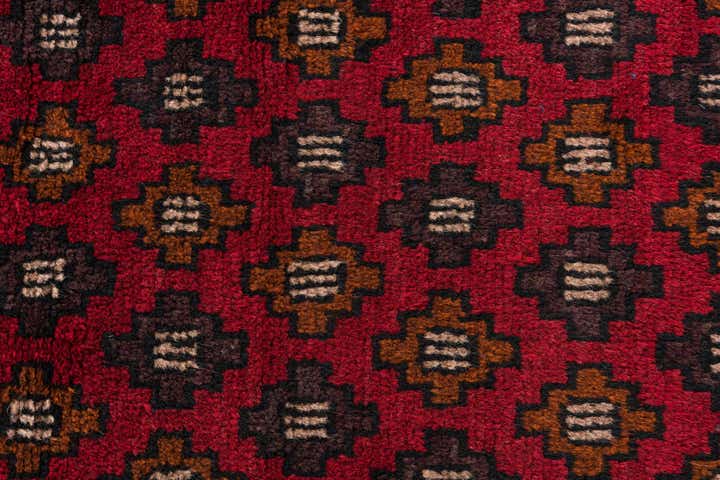 2' 10 x 4' 6 Hand Knotted Balouch Persian Wool Rug