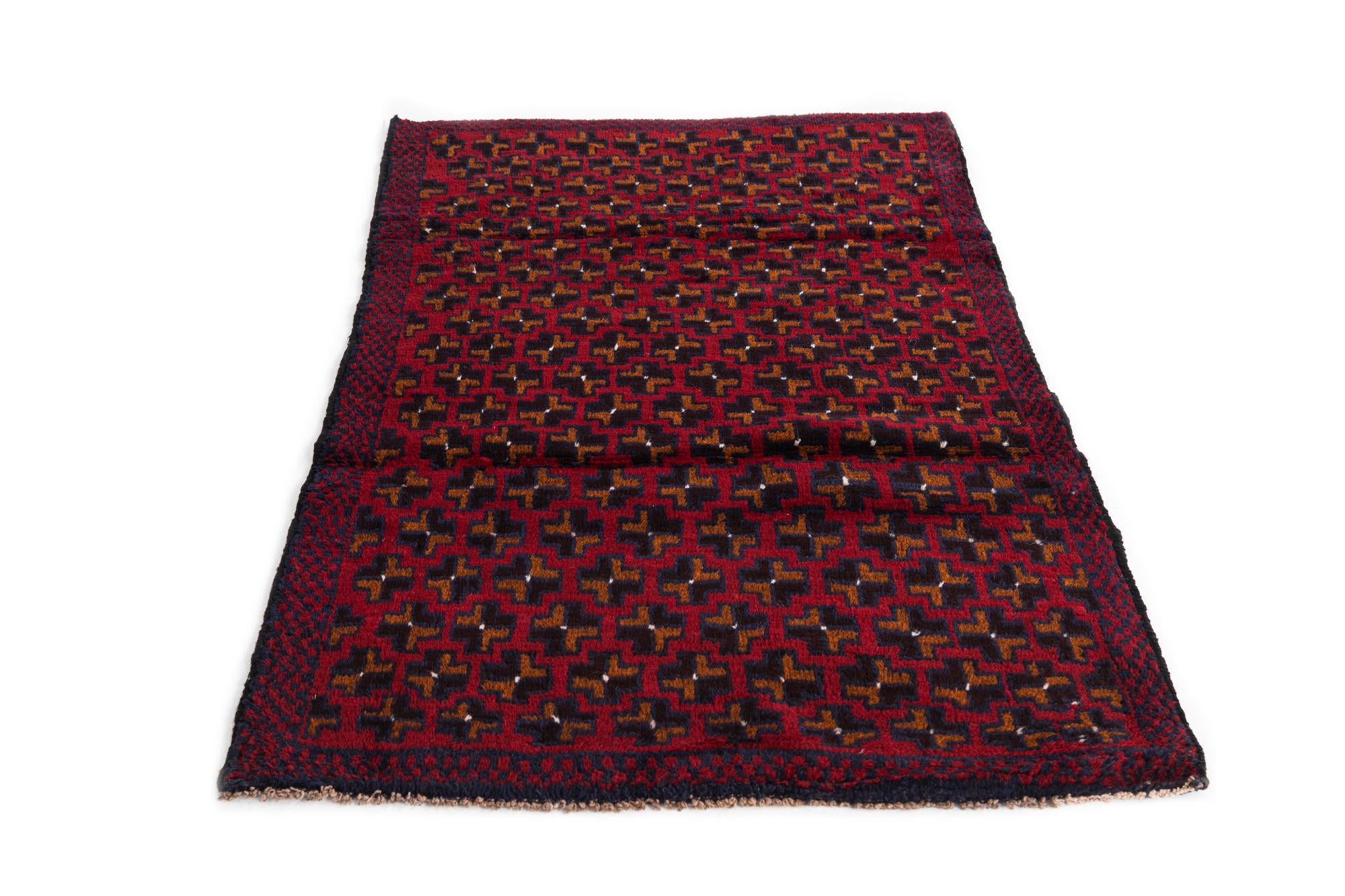 2' 10 x 4' 5 Hand Knotted Balouch Persian Wool Rug