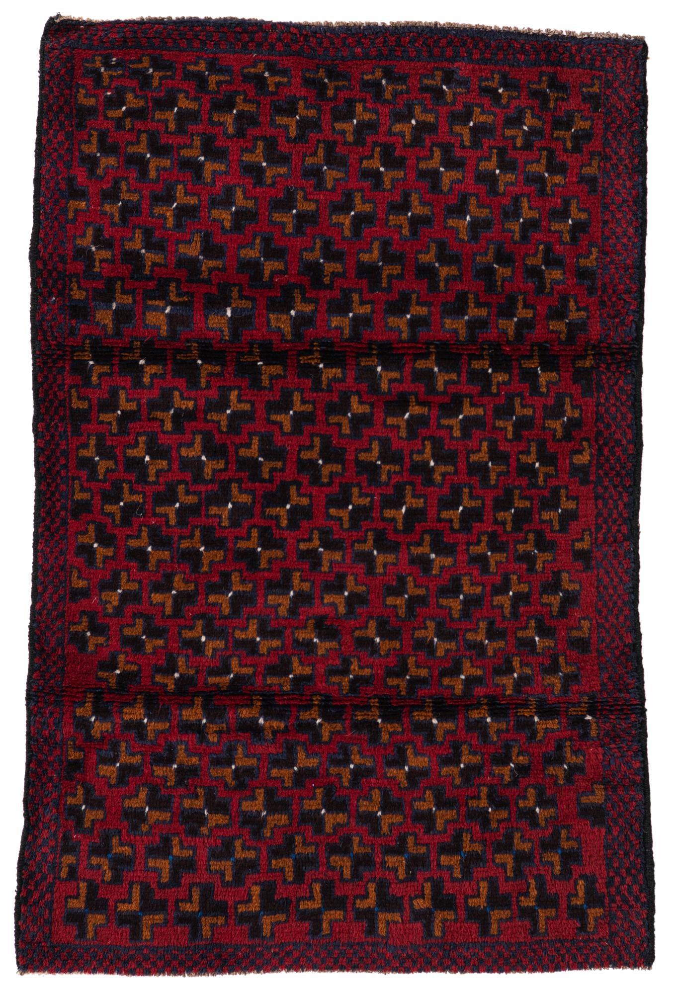 2' 10 x 4' 5 Hand Knotted Balouch Persian Wool Rug