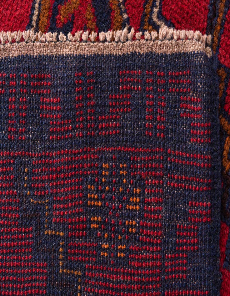 Detail image of 2' 9 x 4' 8  Hand Knotted Balouch Persian Wool Rug