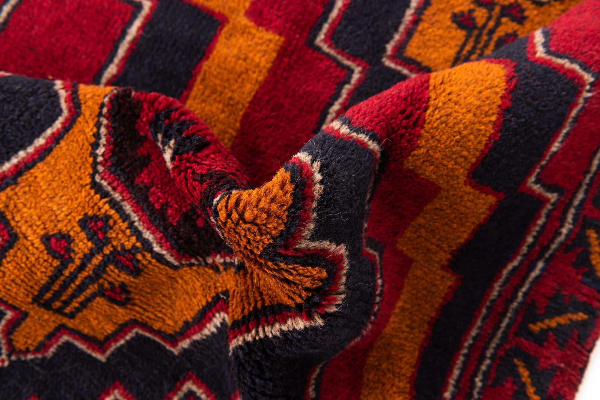 2' 10 x 4' 9 Hand Knotted Balouch Persian Wool Rug