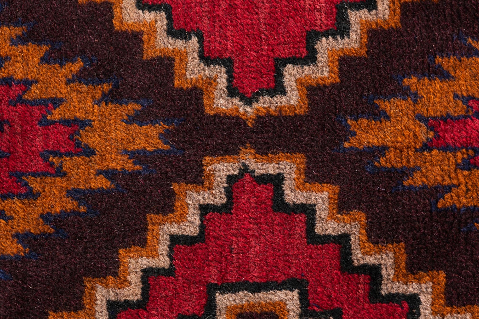 2' 10 x 4' 7 Hand Knotted Balouch Persian Wool Rug