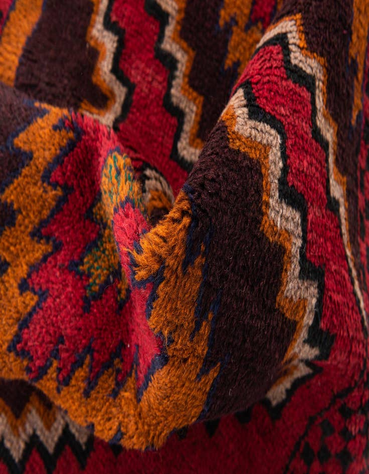 Detail image of 2' 10 x 4' 7  Hand Knotted Balouch Persian Wool Rug