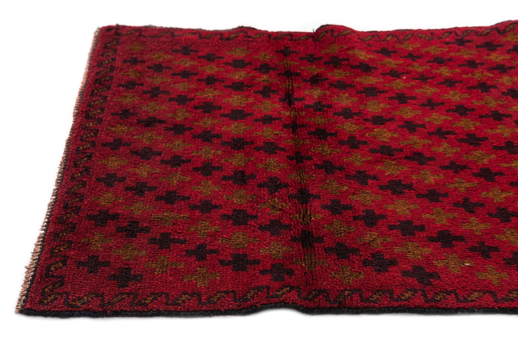 2' 9 x 4' 8 Hand Knotted Balouch Persian Wool Rug