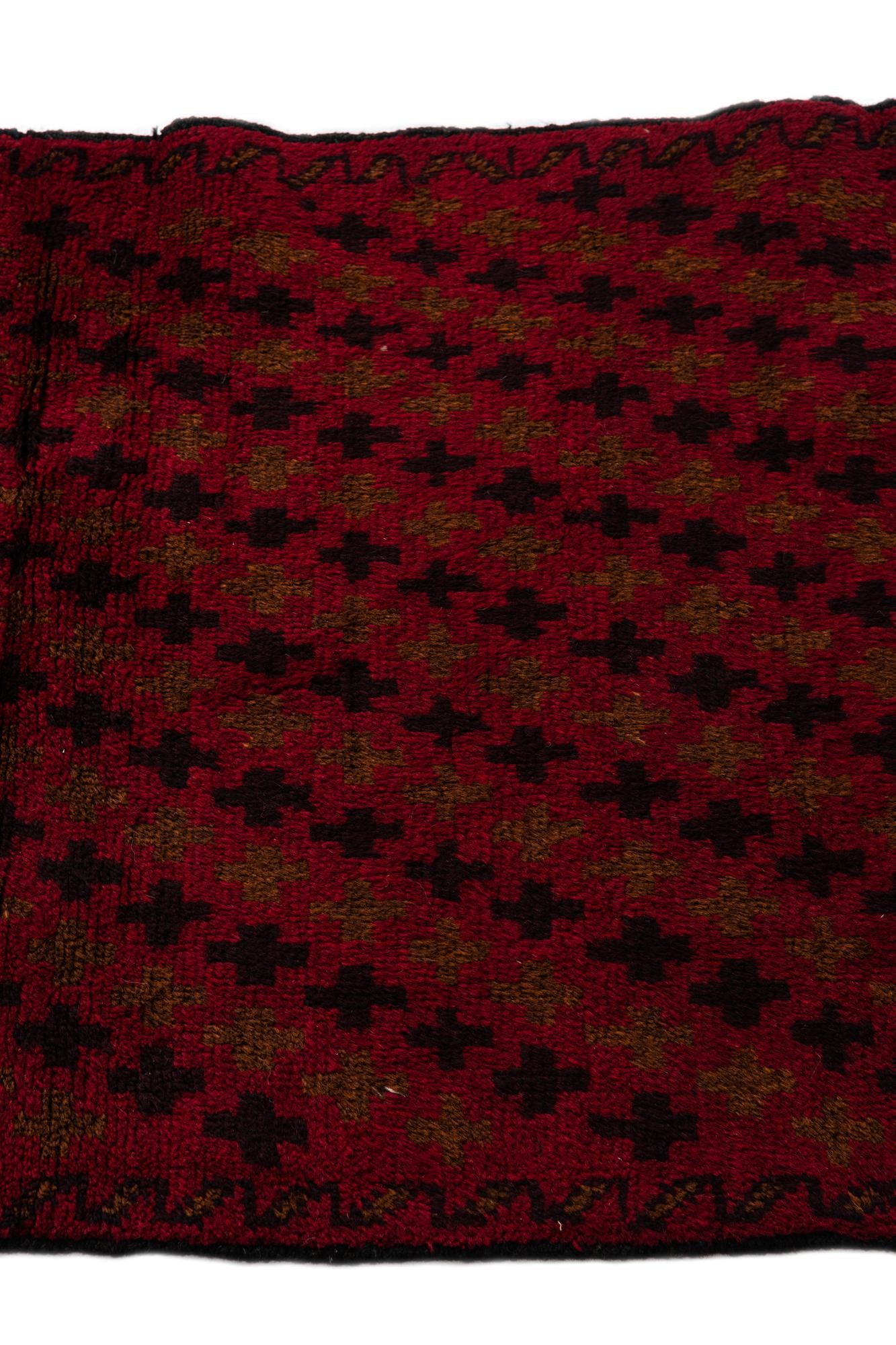 2' 9 x 4' 8 Hand Knotted Balouch Persian Wool Rug