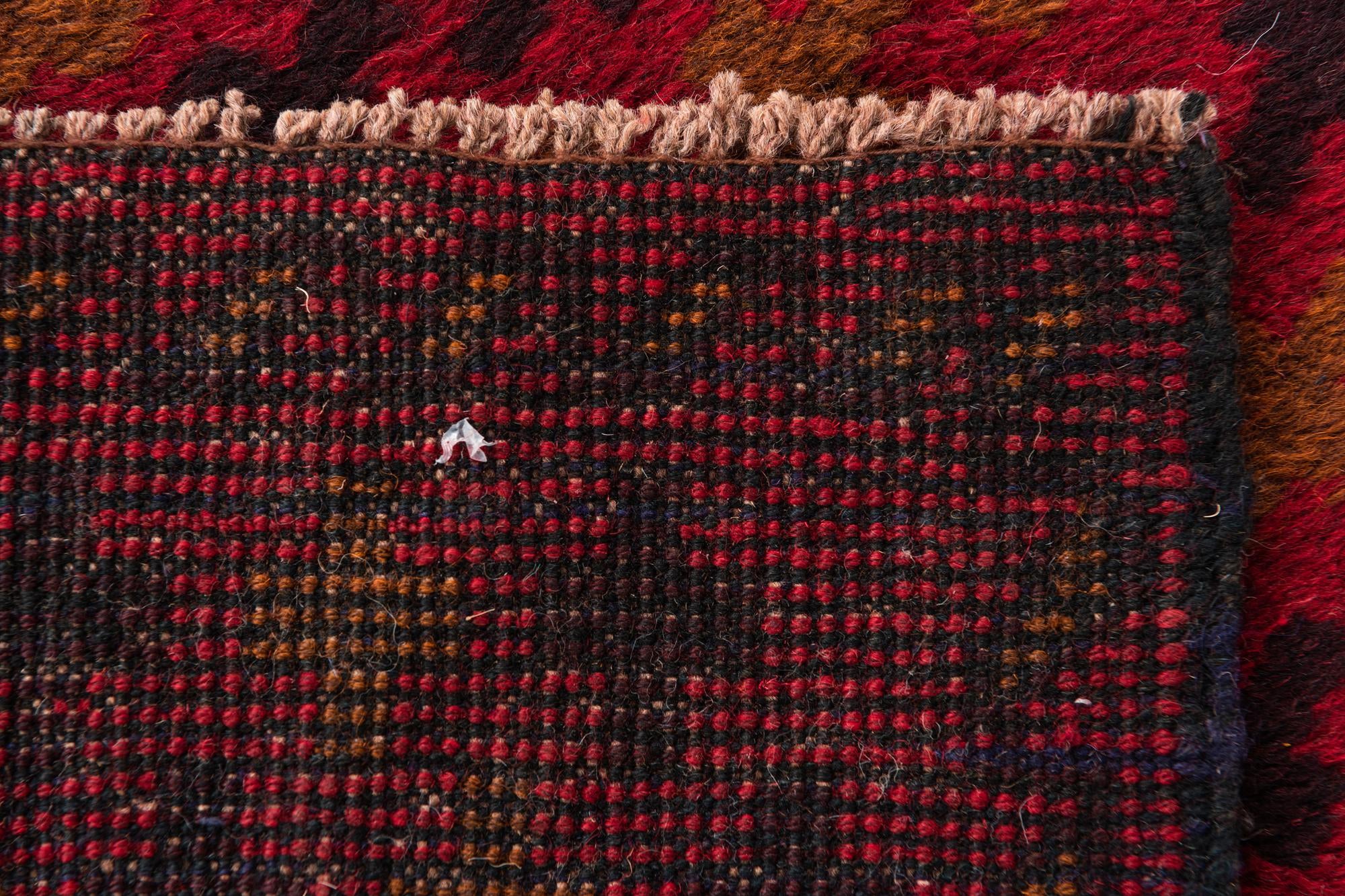 2' 9 x 4' 8 Hand Knotted Balouch Persian Wool Rug