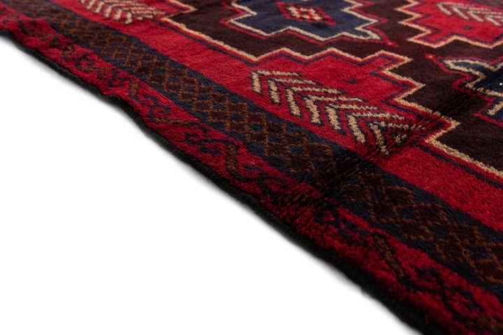 3' x 4' 8 Hand Knotted Balouch Persian Wool Rug