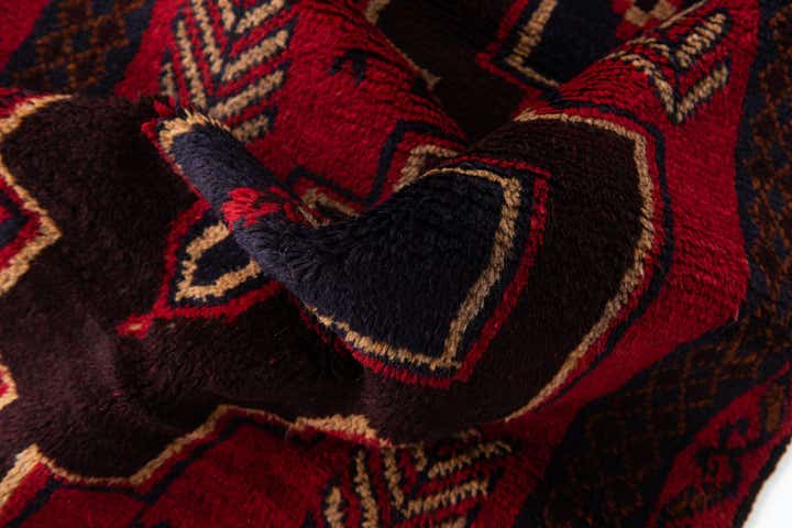 3' x 4' 8 Hand Knotted Balouch Persian Wool Rug