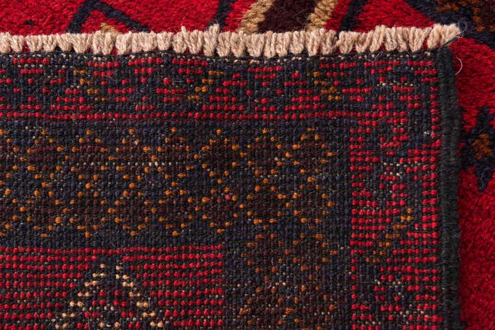 3' x 4' 8 Hand Knotted Balouch Persian Wool Rug