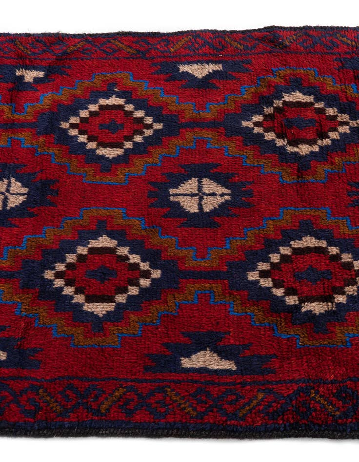 Detail image of 2' 10 x 4' 8  Hand Knotted Balouch Persian Wool Rug