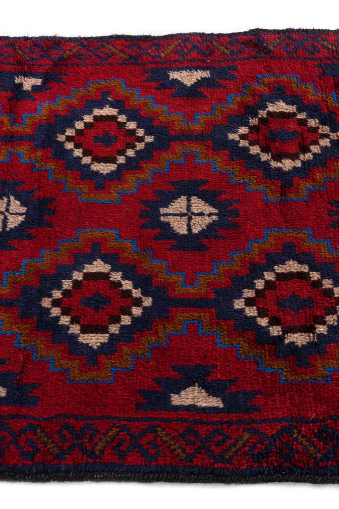 2' 10 x 4' 8 Hand Knotted Balouch Persian Wool Rug