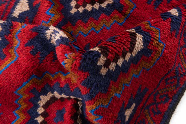 2' 10 x 4' 8 Hand Knotted Balouch Persian Wool Rug