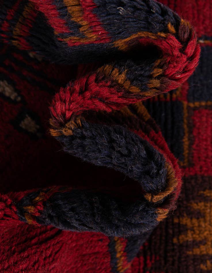 Detail image of 2' 10 x 4' 9  Hand Knotted Balouch Persian Wool Rug