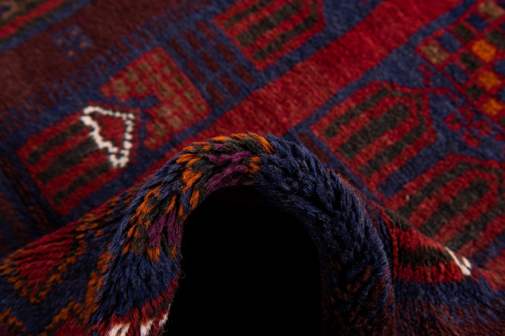 2' 10 x 4' 8 Hand Knotted Balouch Persian Wool Rug