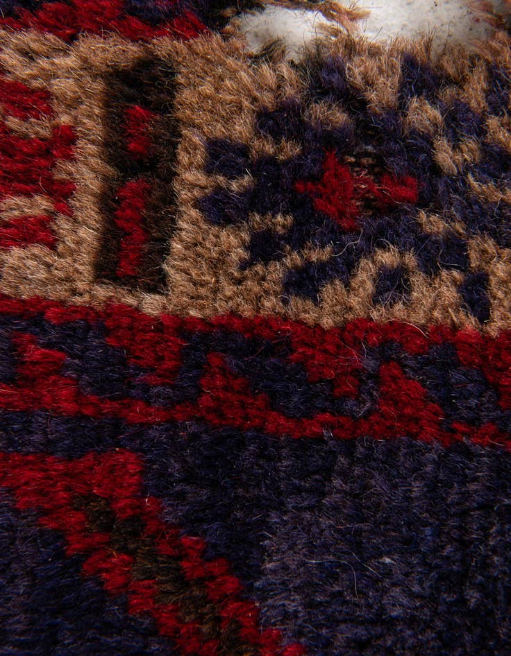Detail image of 3' x 4' 9  Hand Knotted Balouch Persian Wool Rug