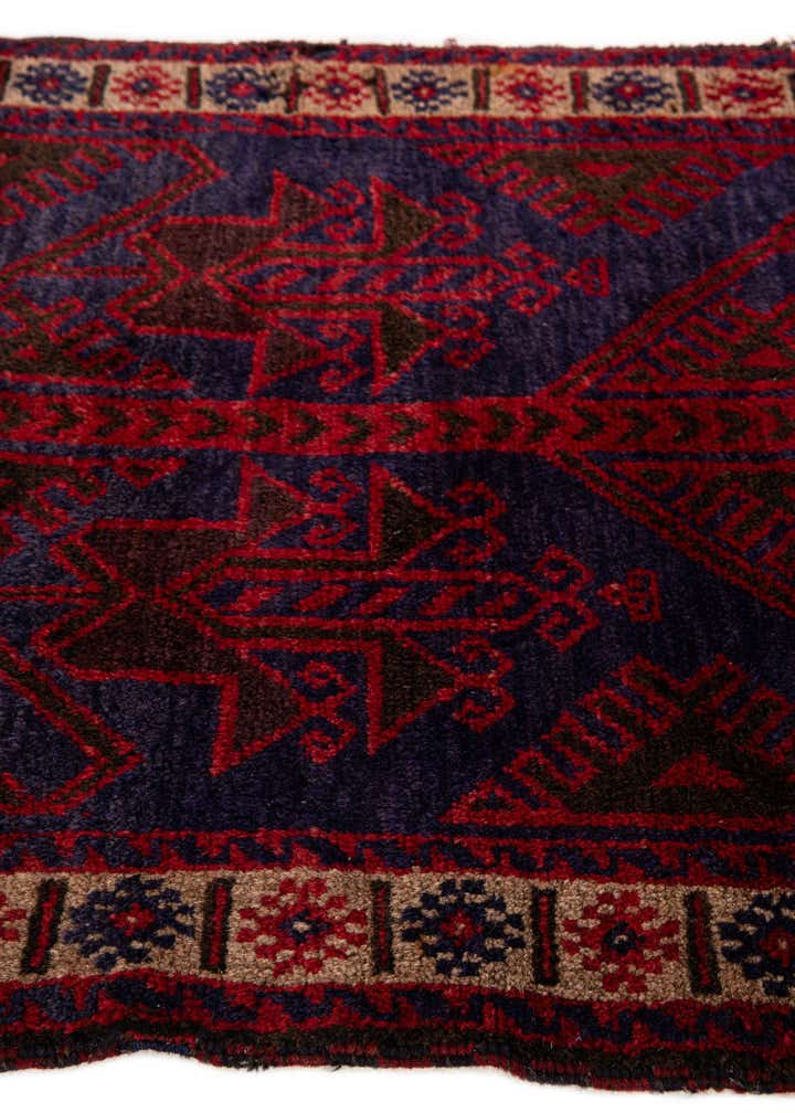 3' x 4' 9 Hand Knotted Balouch Persian Wool Rug