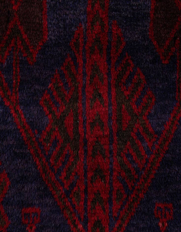 Detail image of 3' x 4' 9  Hand Knotted Balouch Persian Wool Rug