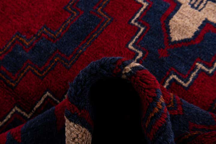 2' 10 x 4' 7 Hand Knotted Balouch Persian Wool Rug