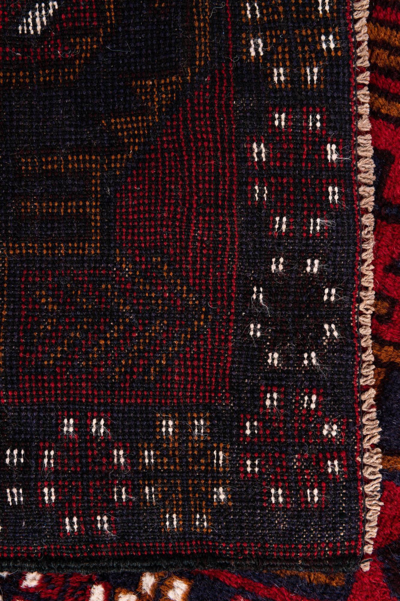 2' 11 x 4' 7 Hand Knotted Balouch Persian Wool Rug