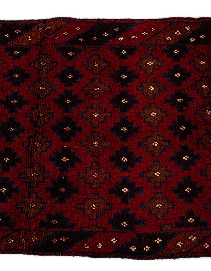 Detail image of 2' 10 x 4' 6  Hand Knotted Balouch Persian Wool Rug