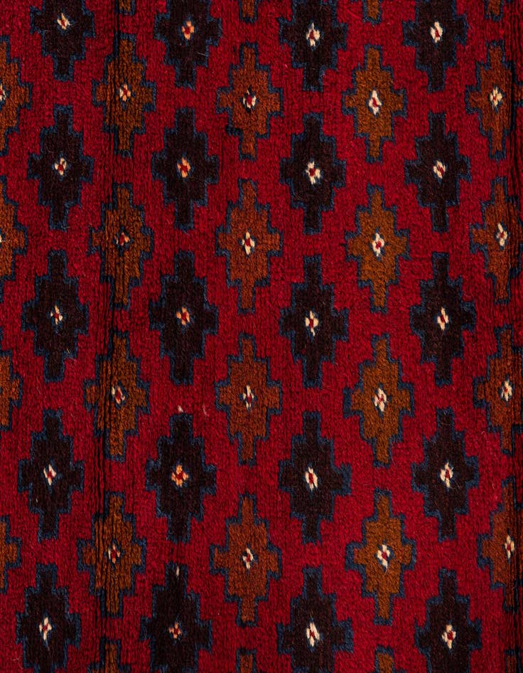 Detail image of 2' 10 x 4' 6  Hand Knotted Balouch Persian Wool Rug