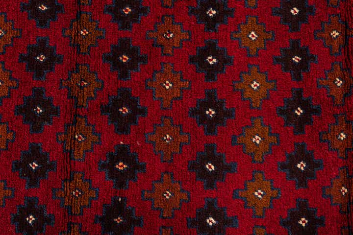 2' 10 x 4' 6 Hand Knotted Balouch Persian Wool Rug