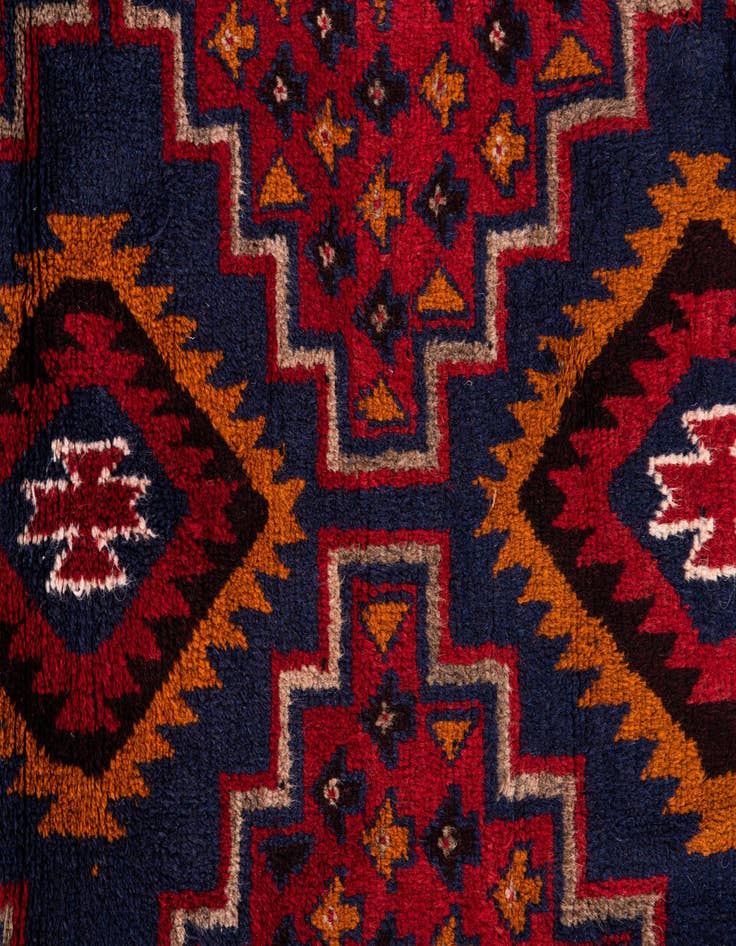 Detail image of 2' 11 x 4' 6  Hand Knotted Balouch Persian Wool Rug