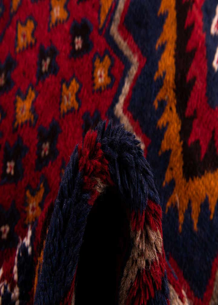 2' 11 x 4' 6 Hand Knotted Balouch Persian Wool Rug