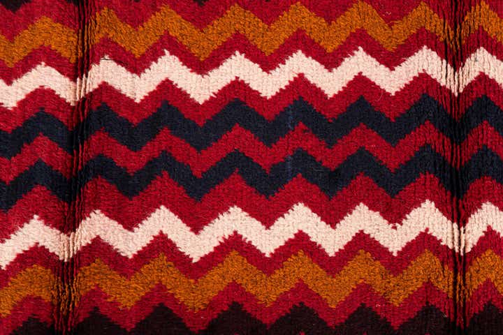 2' 11 x 4' 6 Hand Knotted Balouch Persian Wool Rug