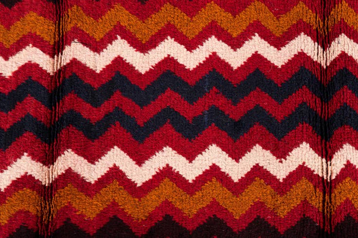 Detail image of 2' 11 x 4' 6 Hand Knotted Balouch Persian Wool Rug