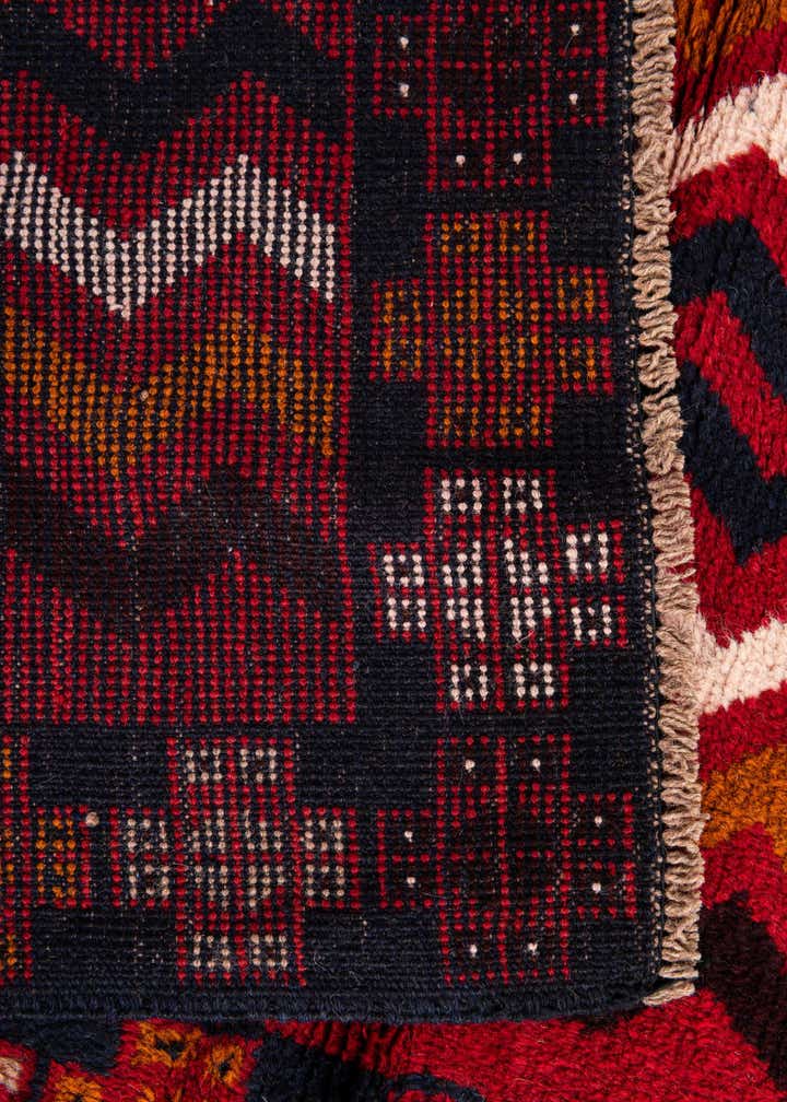 2' 11 x 4' 6 Hand Knotted Balouch Persian Wool Rug