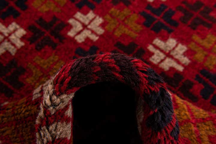 2' 11 x 4' 5 Hand Knotted Balouch Persian Wool Rug