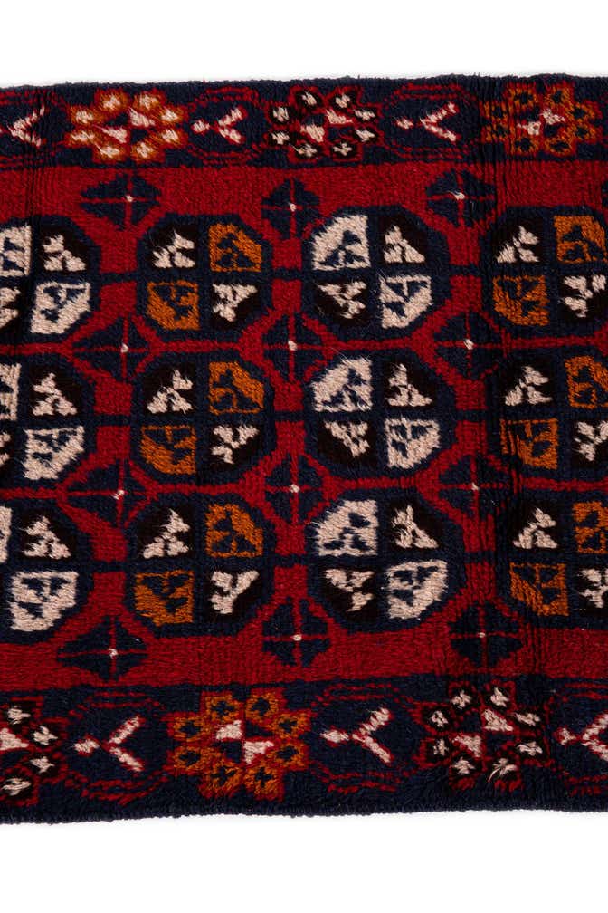 2' 11 x 4' 7 Hand Knotted Balouch Persian Wool Rug