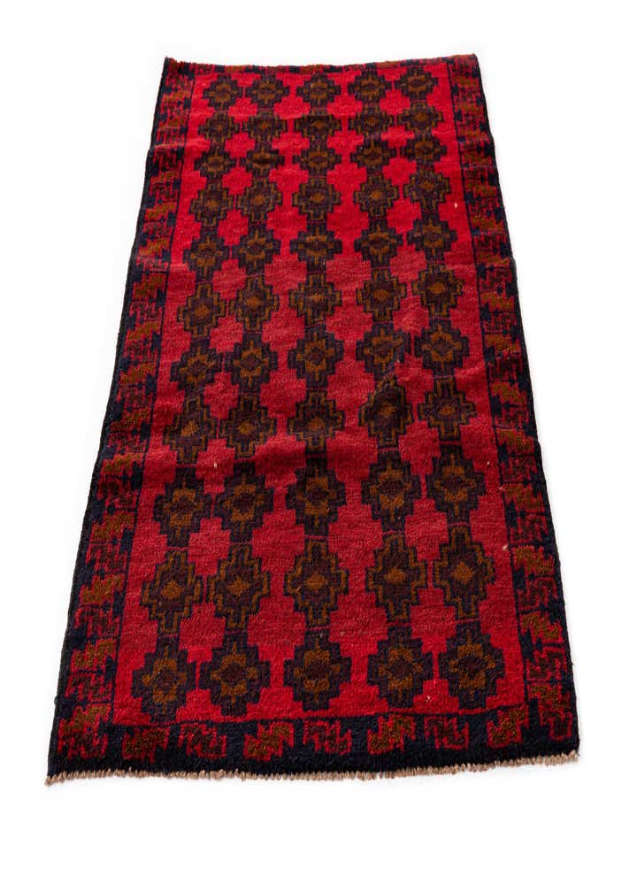 2' 10 x 4' 8 Hand Knotted Balouch Persian Wool Rug