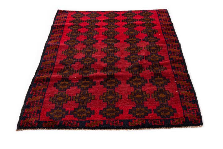 2' 10 x 4' 8 Hand Knotted Balouch Persian Wool Rug