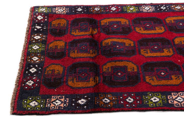 2' 9 x 4' 10 Hand Knotted Balouch Persian Wool Rug