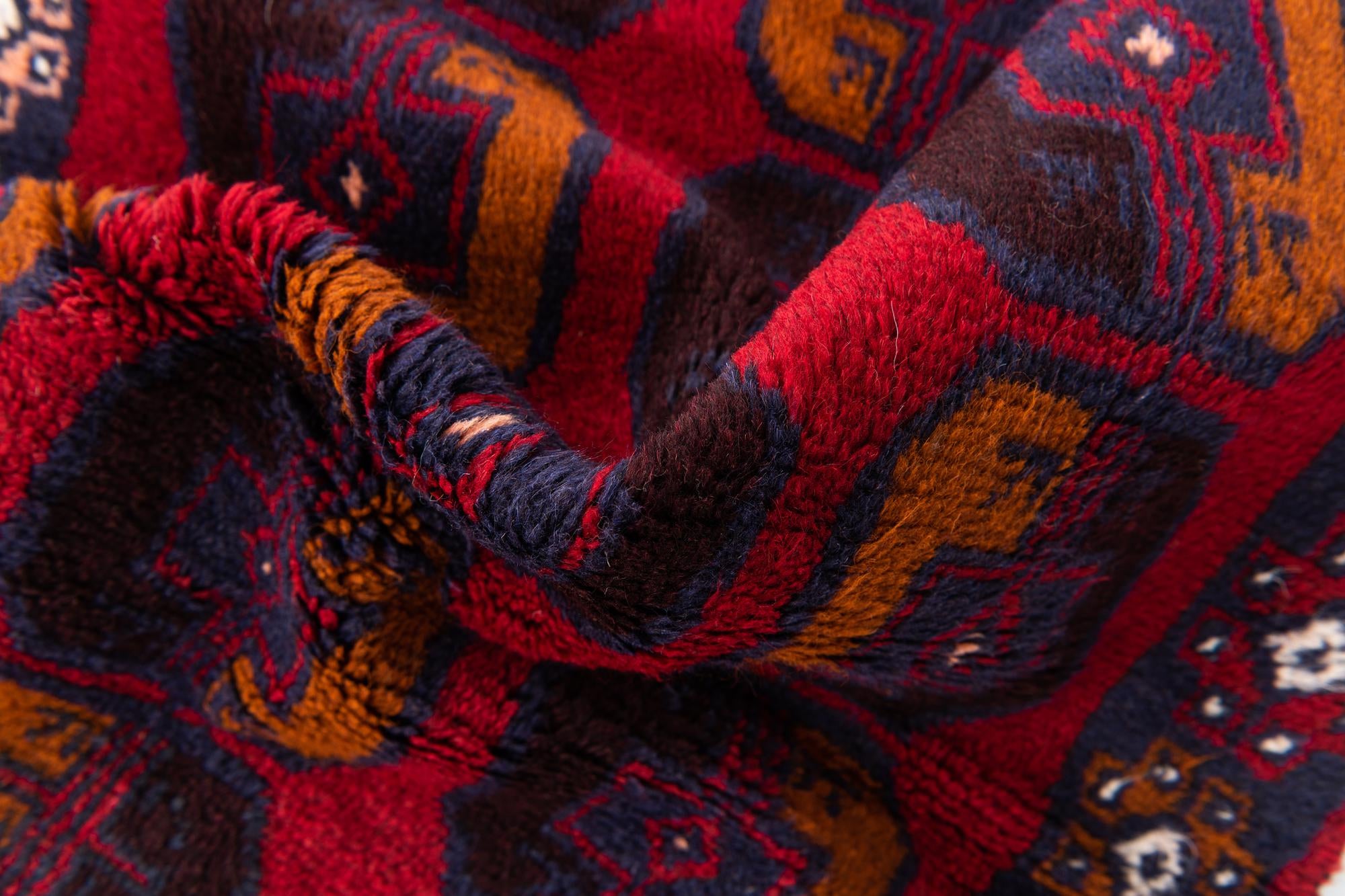 2' 9 x 4' 10 Hand Knotted Balouch Persian Wool Rug