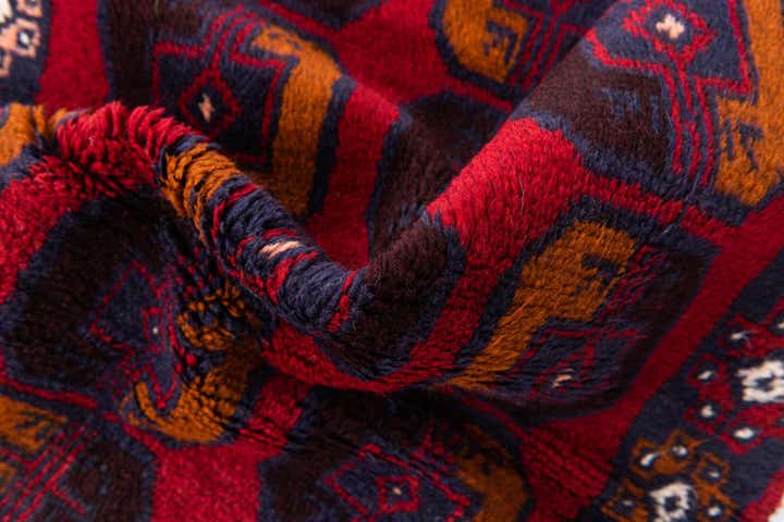 2' 9 x 4' 10 Hand Knotted Balouch Persian Wool Rug