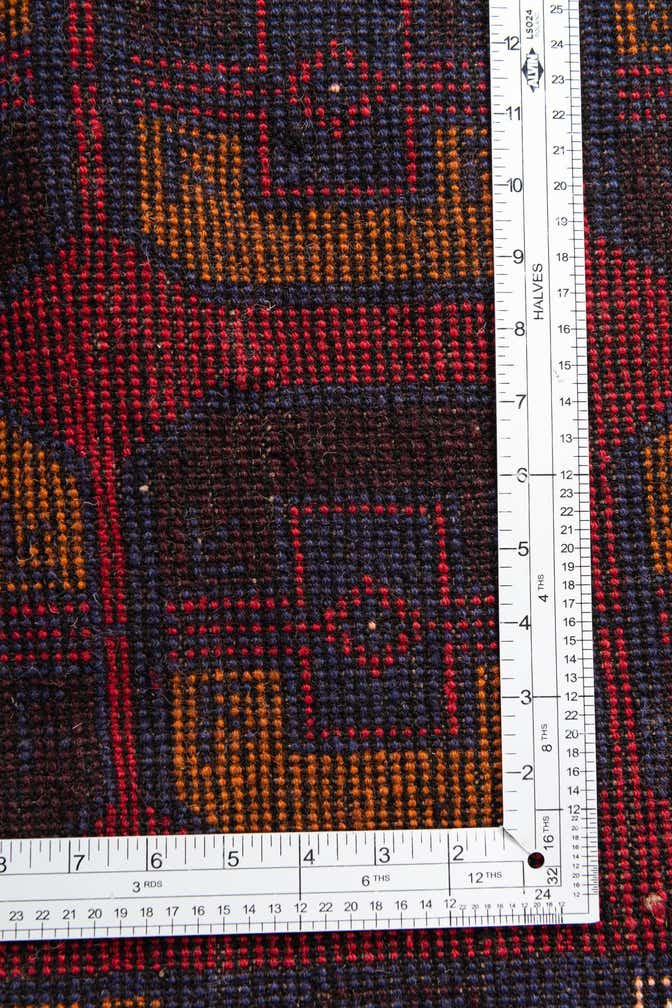 2' 9 x 4' 10 Hand Knotted Balouch Persian Wool Rug