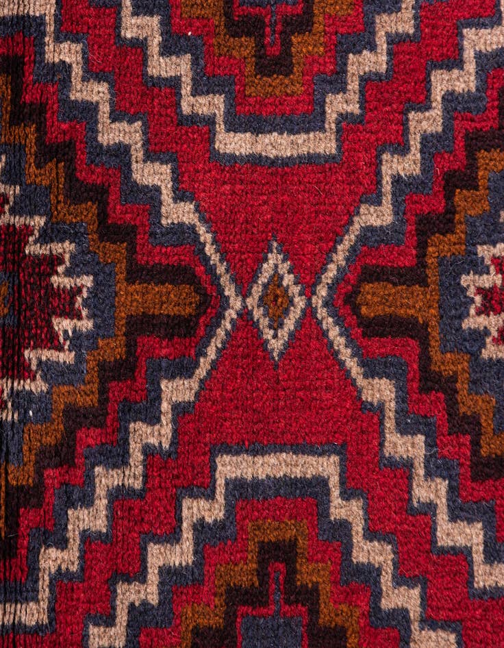 Detail image of 2' 10 x 4' 6  Hand Knotted Balouch Persian Wool Rug
