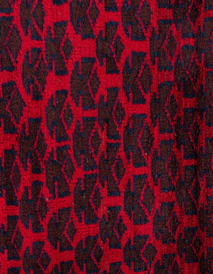 Detail image of 2' 10 x 4' 8  Hand Knotted Balouch Persian Wool Rug