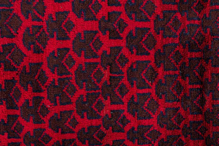 2' 10 x 4' 8 Hand Knotted Balouch Persian Wool Rug