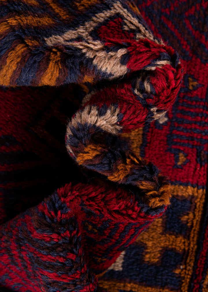 2' 10 x 4' 7 Hand Knotted Balouch Persian Wool Rug
