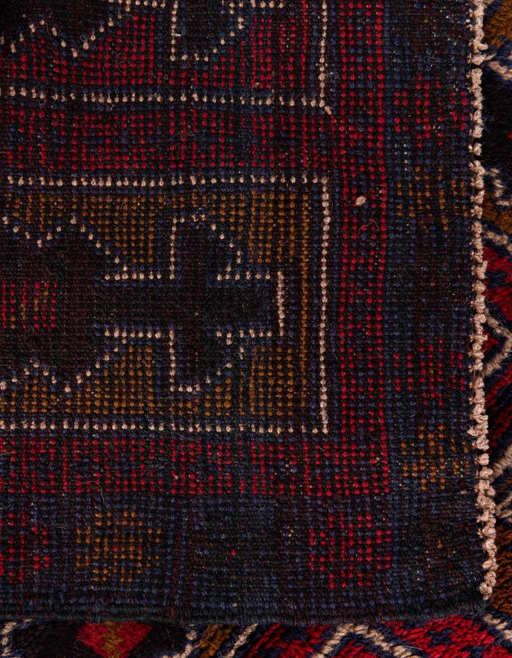 Detail image of 3' x 4' 7  Hand Knotted Balouch Persian Wool Rug