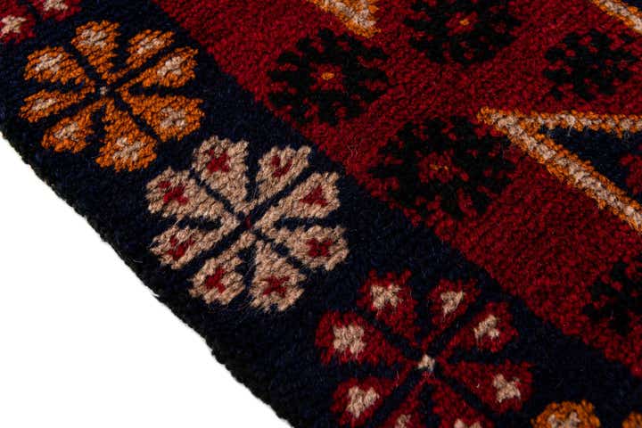 2' 10 x 4' 6 Hand Knotted Balouch Persian Wool Rug