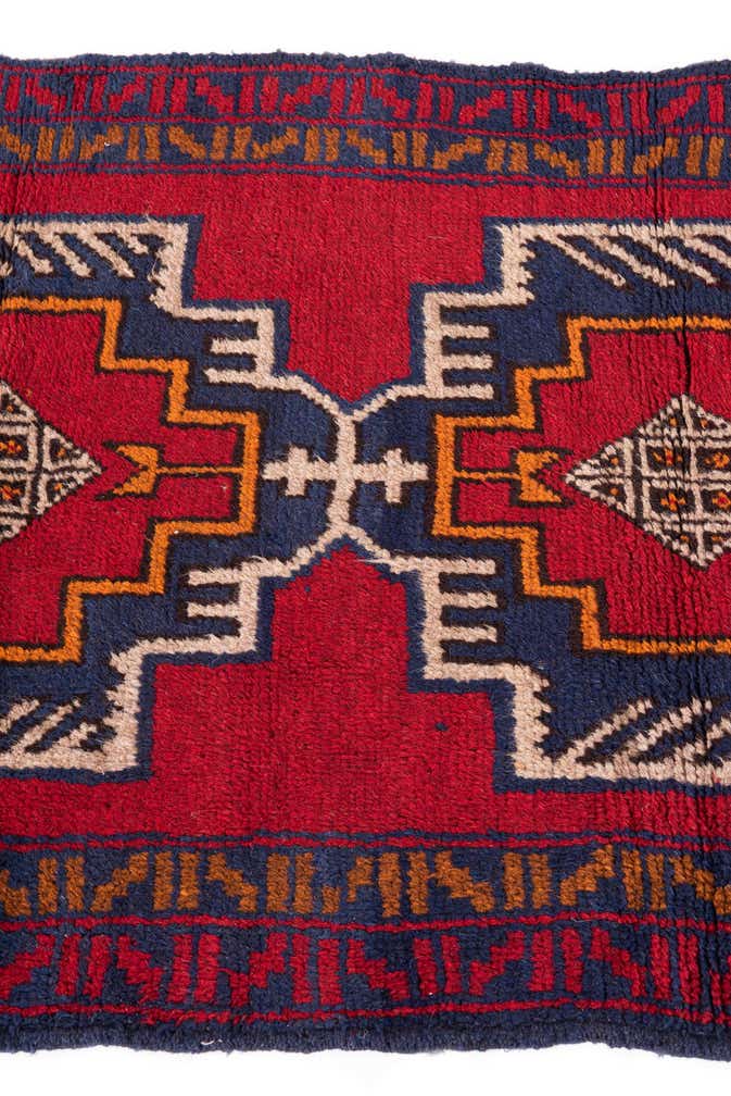 2' 10 x 4' 7 Hand Knotted Balouch Persian Wool Rug